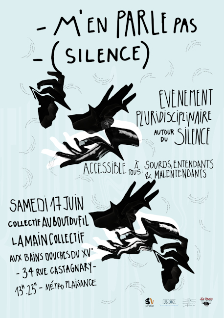 M'en parle pas (Silence) - Au bout du fil & La Main Collectif © Lola Bertrand